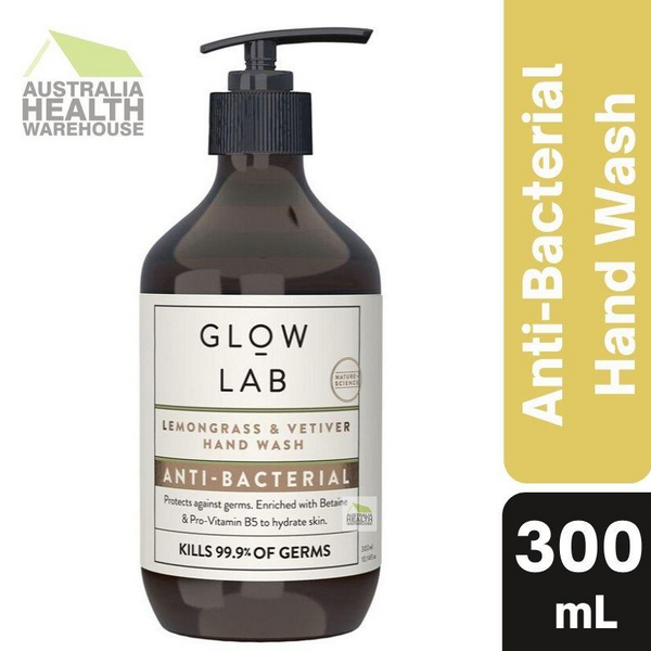 [Expiry: 08/2025] Glow Lab Lemongrass & Vetiver Hand Wash Anti-Bacterial 300mL