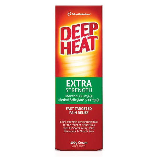 Deep Heat Extra Strength Cream 100g February 2026