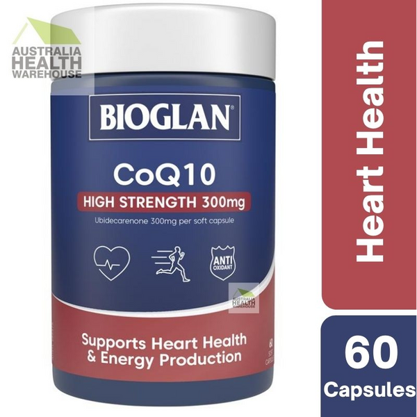 Bioglan CoQ10 300mg 60 Capsules July 2025