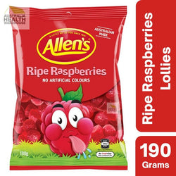 [EXP: May 2024] Allen's Ripe Raspberries Lollies 190g