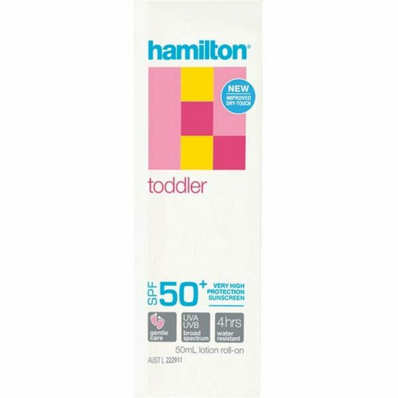 Hamilton Sun SPF 50+ Toddler Sunscreen Roll On 50mL November 2024