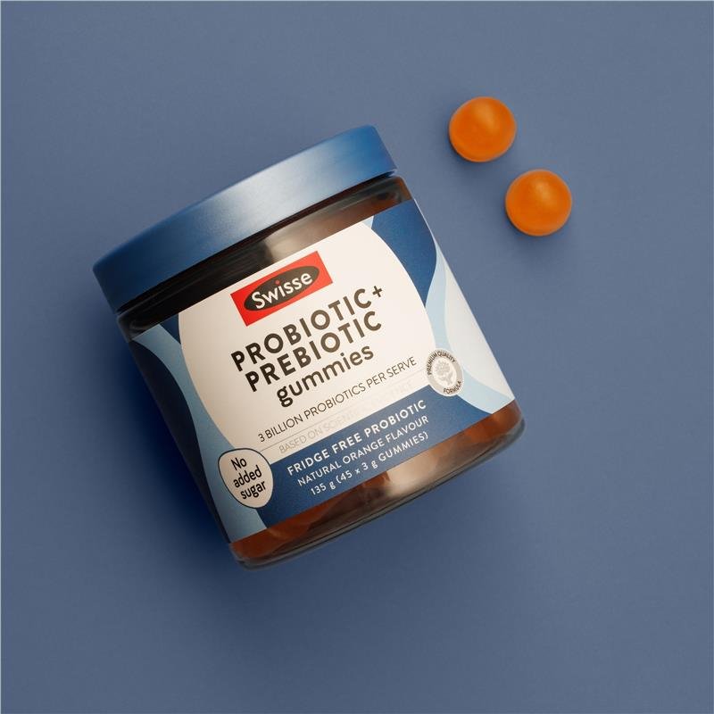 Swisse Probiotic & Prebiotic 45 Gummies March 2024