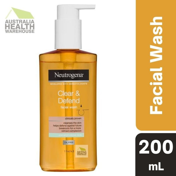 Neutrogena Clear & Defend Facial Wash 200mL