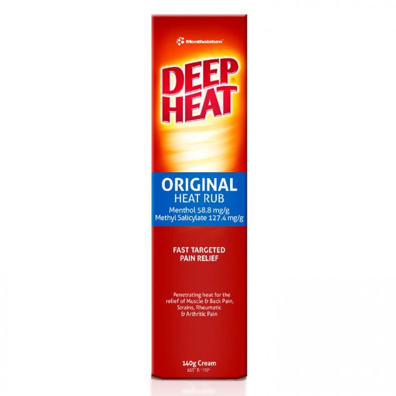 [Expiry: 08/2025] Deep Heat Original Heat Rub 140g