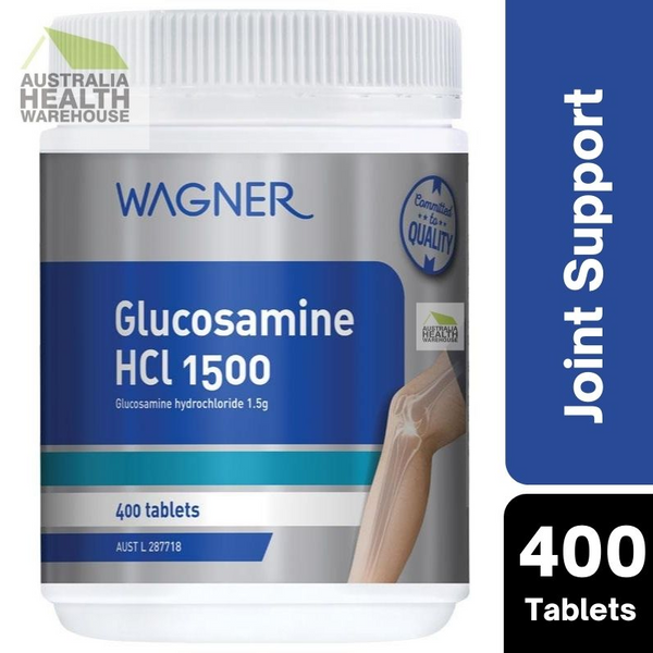 Wagner Glucosamine HCL 1500 400 Tablets December 2025