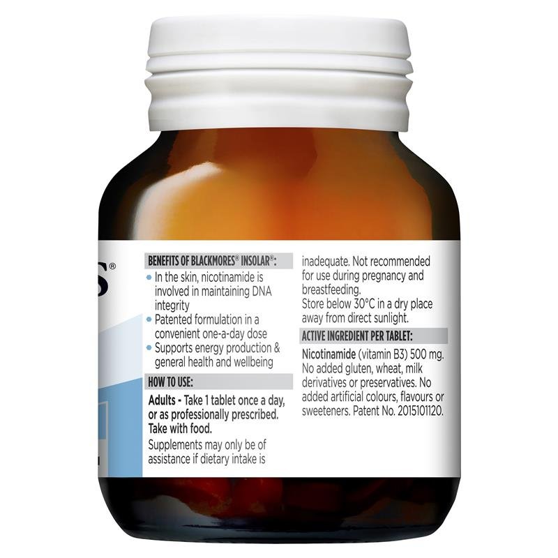 Blackmores Insolar 60 Tablets March 2025