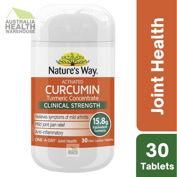 [Expiry: 07/2025] Nature's Way Curcumin Turmeric Concentrate One-A-Day 30 Tablets