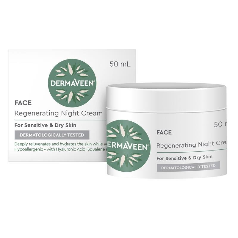 [CLEARANCE: 06/2024] DermaVeen Face Regenerating Night Cream 50mL