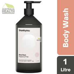 Thankyou Fragrance Free Body Wash 1 Litre