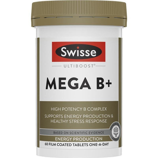 Swisse Ultiboost Mega B + 60 Tablets December 2024