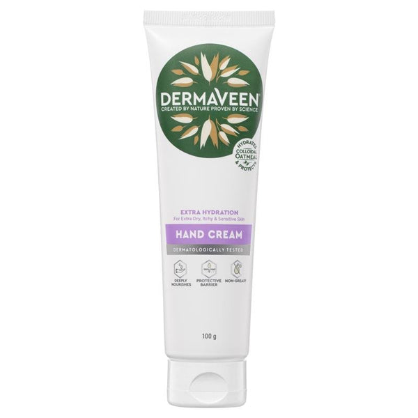[Expiry: 10/2026] DermaVeen Extra Hydration Hand Cream 100g