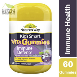 [CLEARANCE EXPIRY: 06/2024] Nature's Way Kids Smart Vita Gummies Immune Defence 60 Pastilles