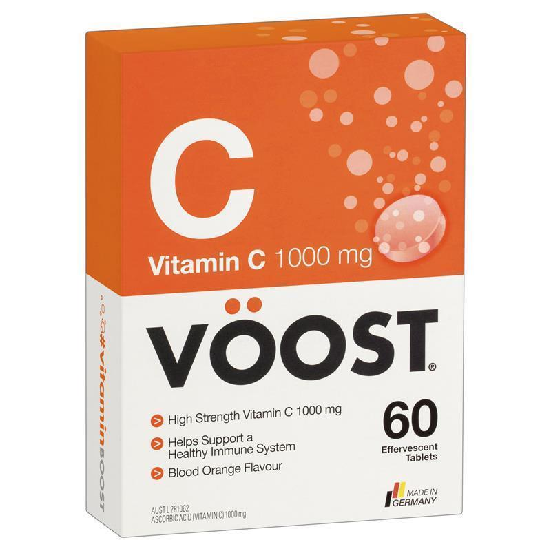 Voost Vitamin C 1000mg Effervescent 60 Tablets August 2024