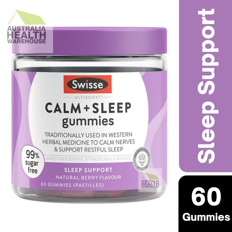 Swisse Ultiboost Calm + Sleep 60 Gummies February 2024