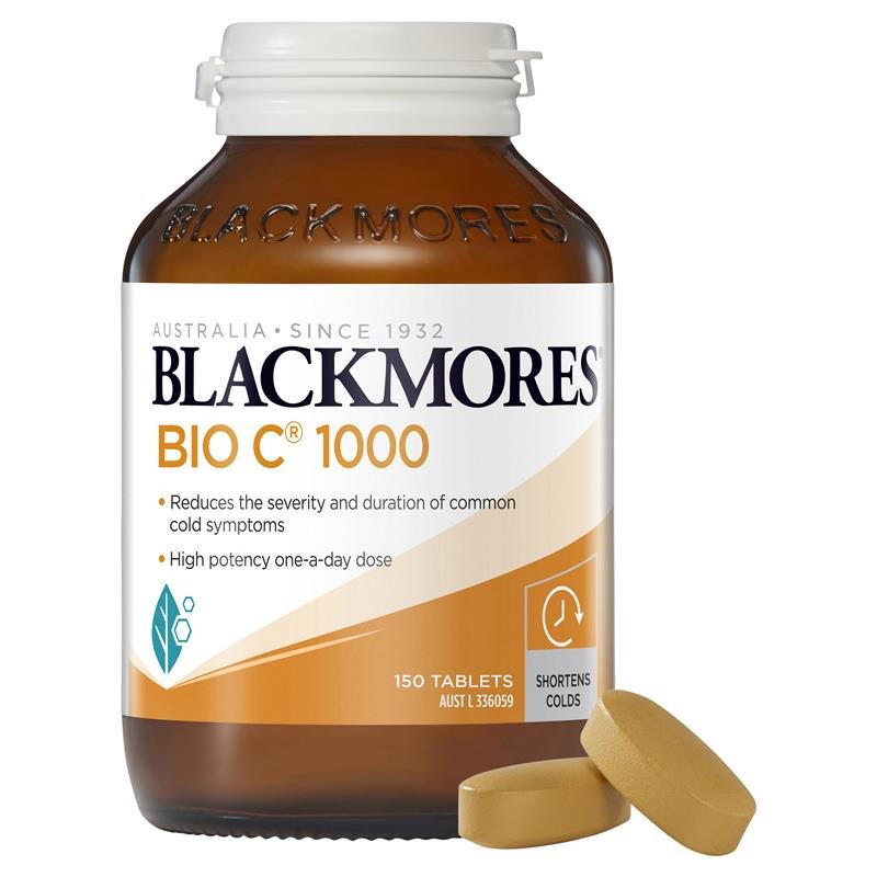[Expiry: July 2025] Blackmores Bio C 1000mg 150 Vitamin C Tablets