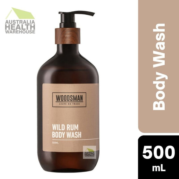 Woodsman Wild Rum Body Wash 500mL