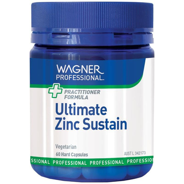 Wagner Professional Ultimate Zinc Sustain 60 Vegetarian Capsules January 2025