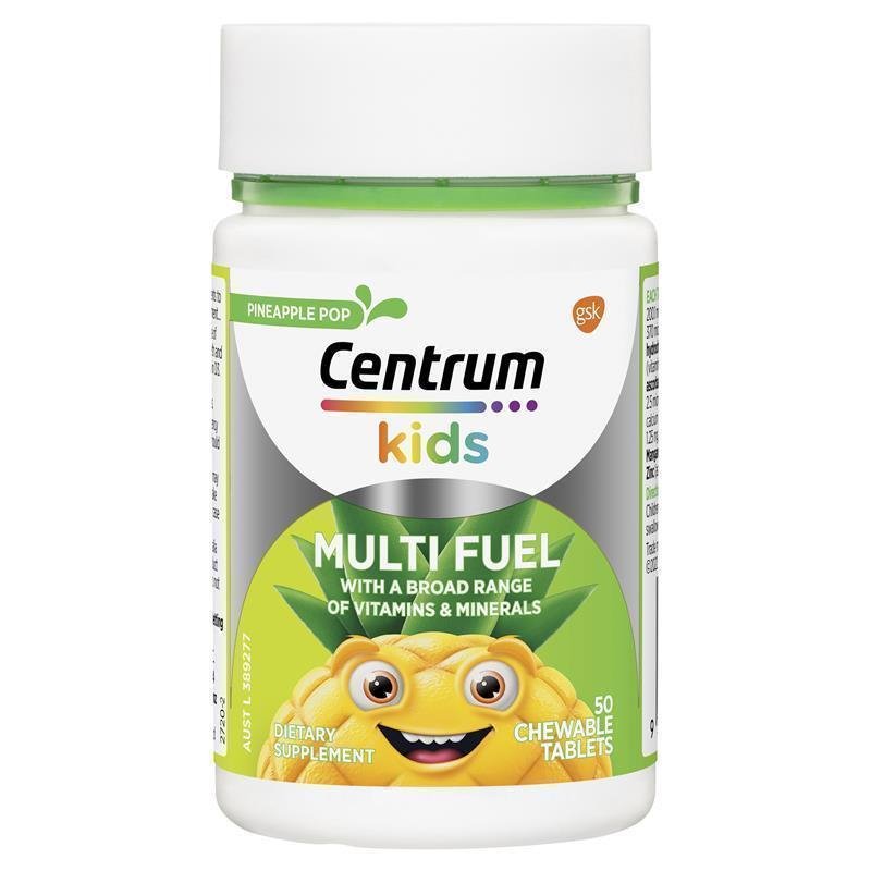 [CLEARANCE: 05/2024] Centrum Kids Multi Fuel 50 Chewable Tablets