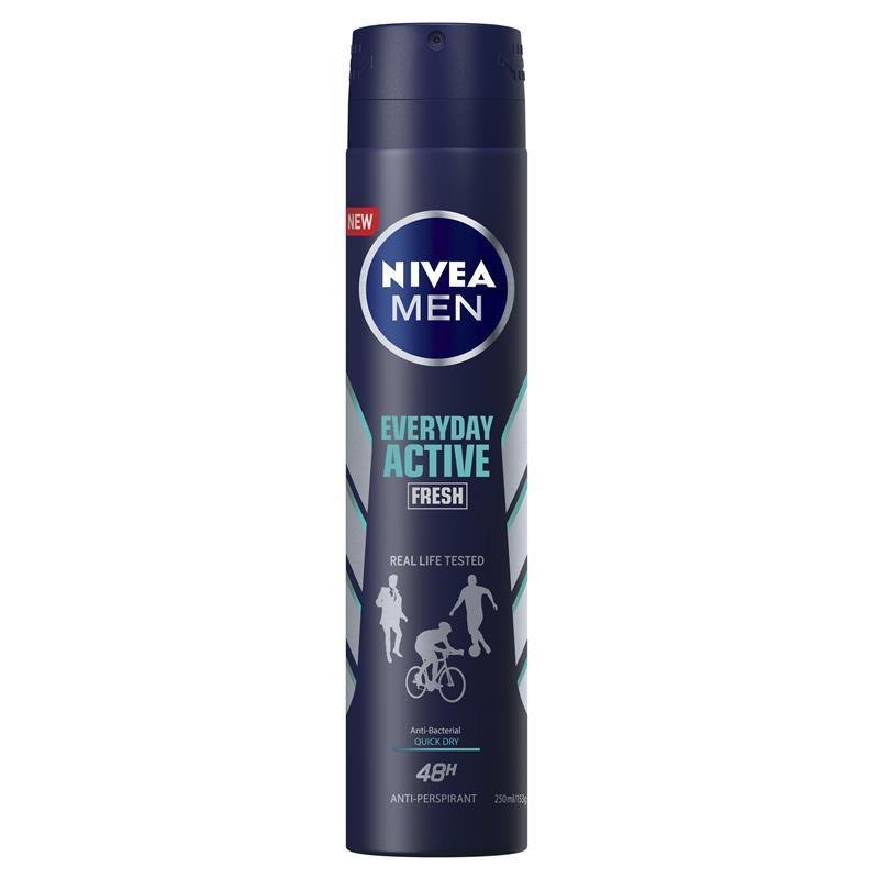 Nivea Men Everyday Active Fresh Anti-Perspirant Deodorant Spray 250mL