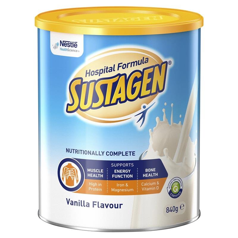 [Expiry: 05/2025] Sustagen Hospital Active 840g Vanilla