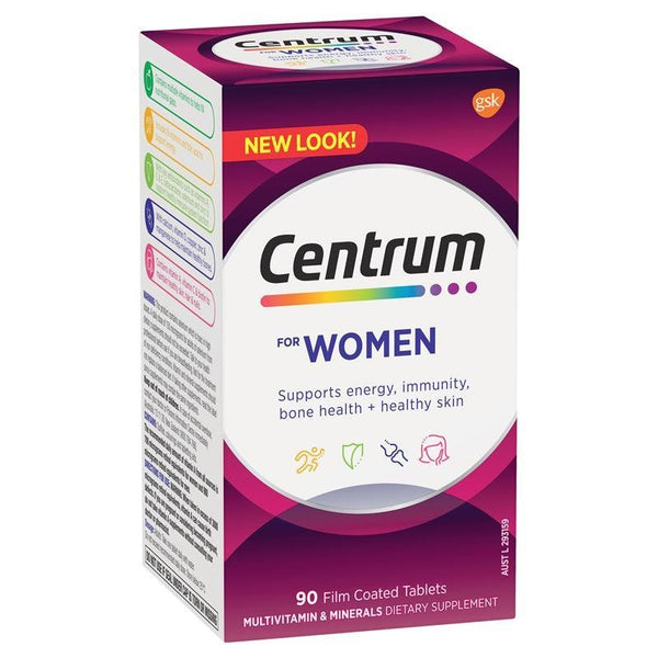 Centrum For Women Multivitamin 90 Tablets April 2024