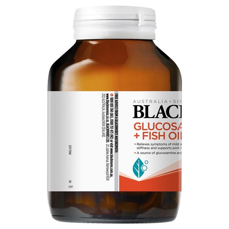 [Expiry: 04/2025] Blackmores Glucosamine + Fish Oil 90 Capsules
