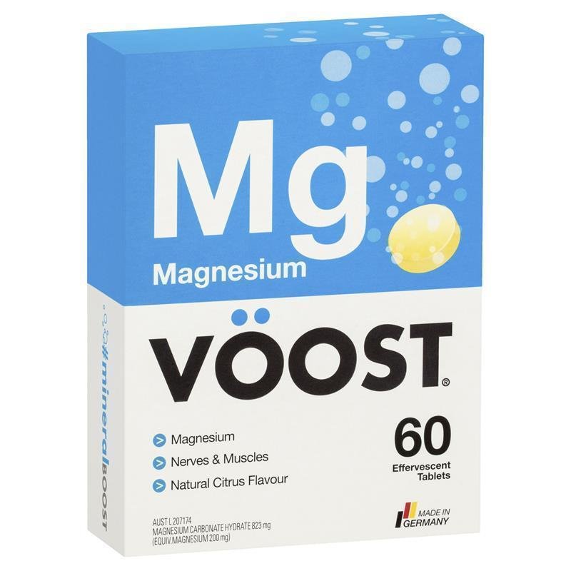 Voost Magnesium Effervescent 60 Tablets October 2025