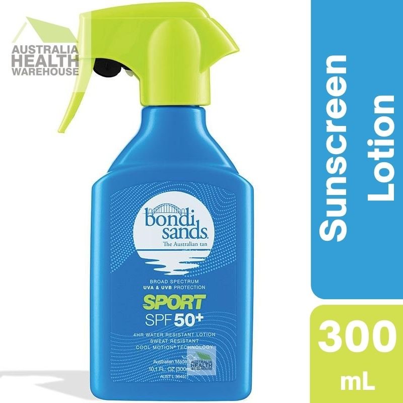 Bondi Sands Sport SPF 50+ Sunscreen Trigger Spray 300mL July 2024