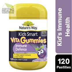 Nature's Way Kids Smart Vita Gummies Immune Defence 120 Pastilles September 2024