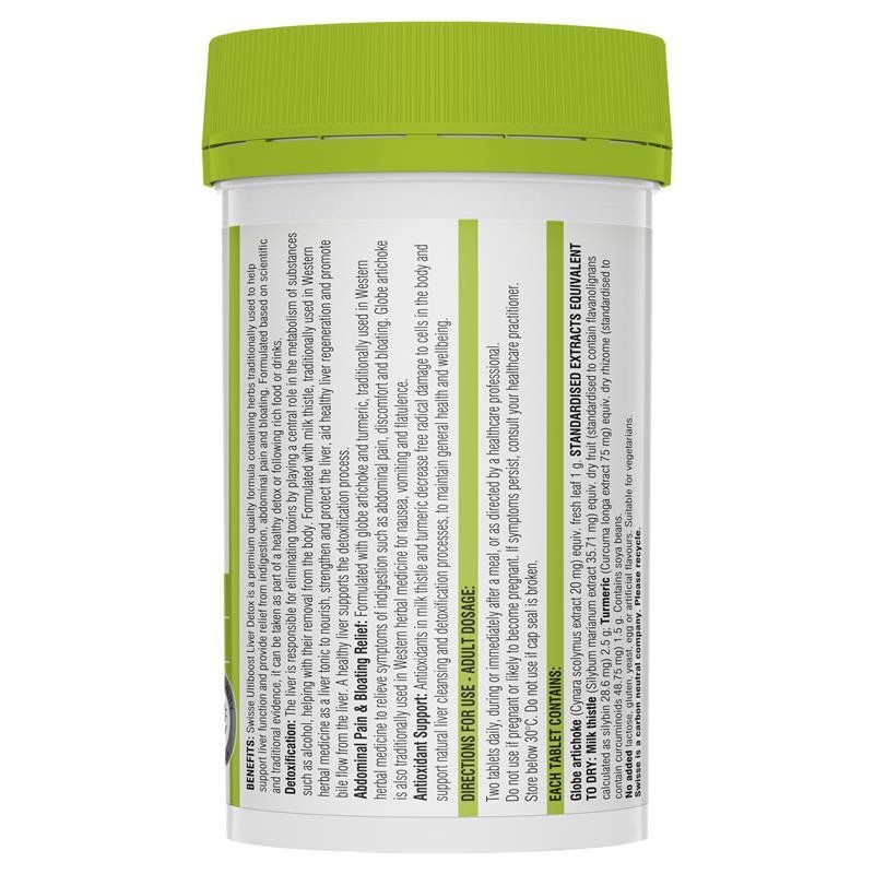 Swisse Ultiboost Liver Detox 200 Tablets June 2026