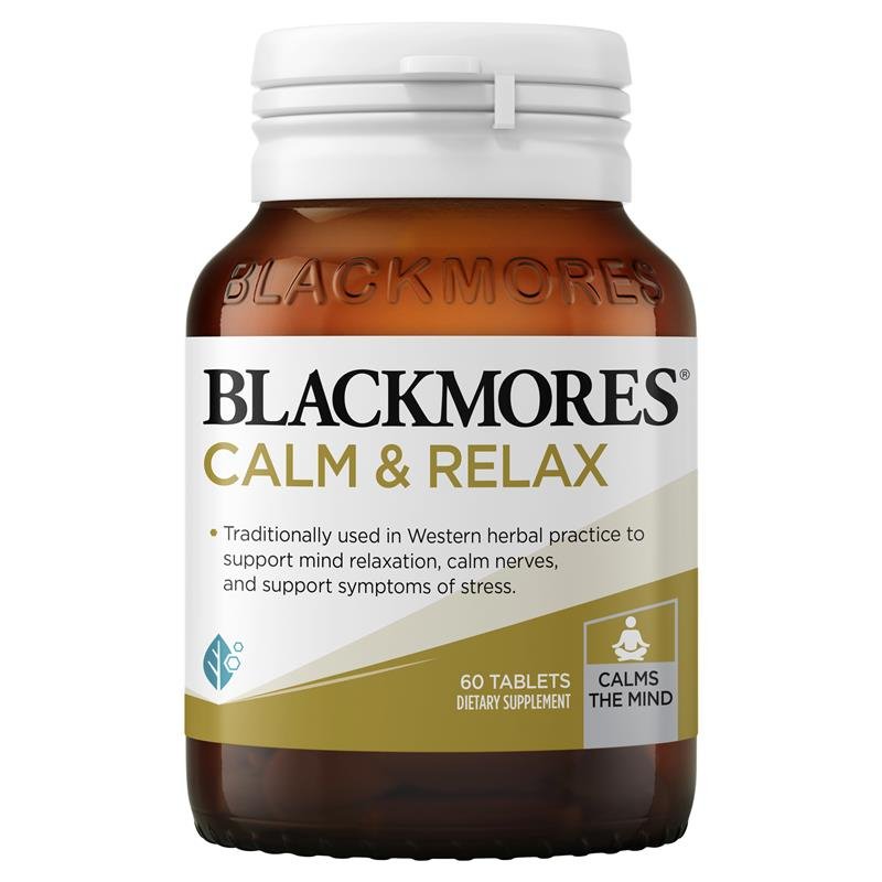 Blackmores Calm & Relax 60 Tablets October 2025