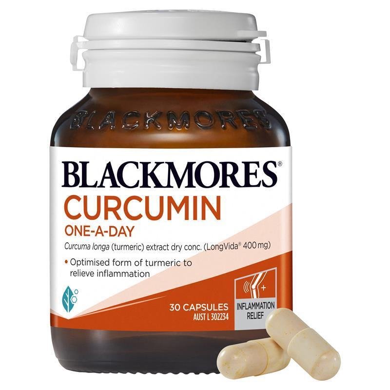 [Expiry: 09/2025] Blackmores Curcumin One-A-Day 30 Capsules