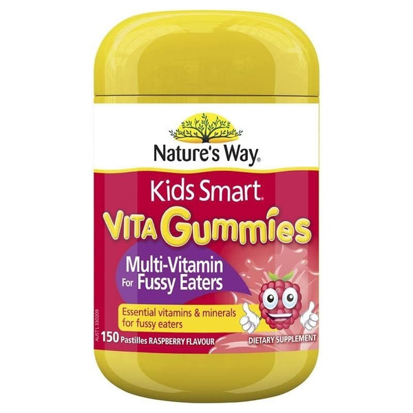 [Expiry: 08/2024] Nature's Way Kids Smart Vita Gummies Multi-Vitamin for Fussy Eaters 150 Gummies