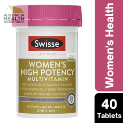Swisse Women's High Potency Multivitamin 40 Tablets May 2025