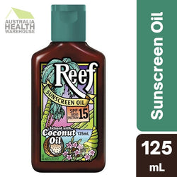 Reef Sunscreen Oil SPF15 125mL September 2024