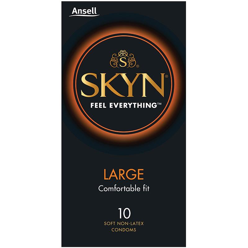 Ansell SKYN® Large Condoms 10 Pack-Condoms-Ansell-Australia Health Warehouse