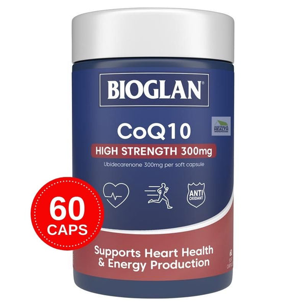 Bioglan CoQ10 300mg 60 Capsules July 2025