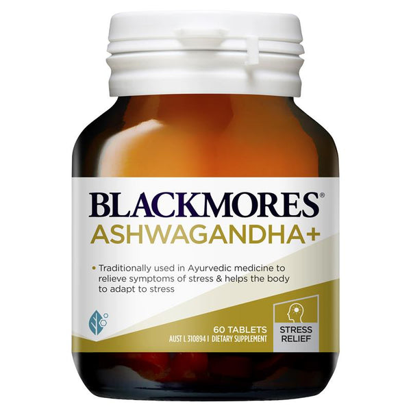 Blackmores Ashwagandha+ 60 Tablets November 2024
