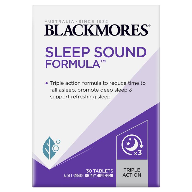 Blackmores Sleep Sound Formula 30 Tablets July 2024
