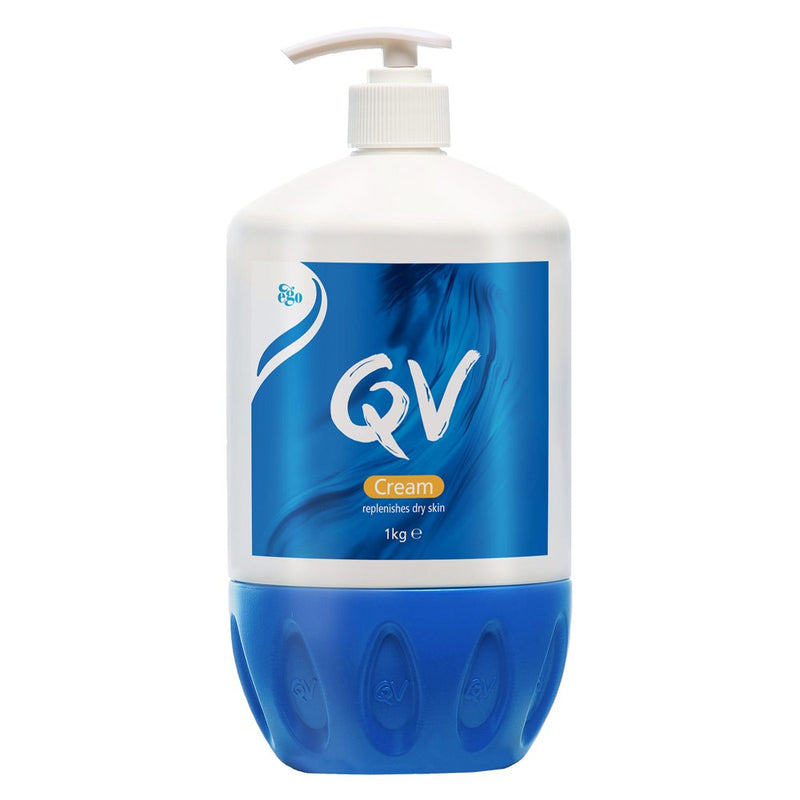 EGO QV Moisturising Cream Pump 1kg-Hair & Body Care-EGO-Australia Health Warehouse