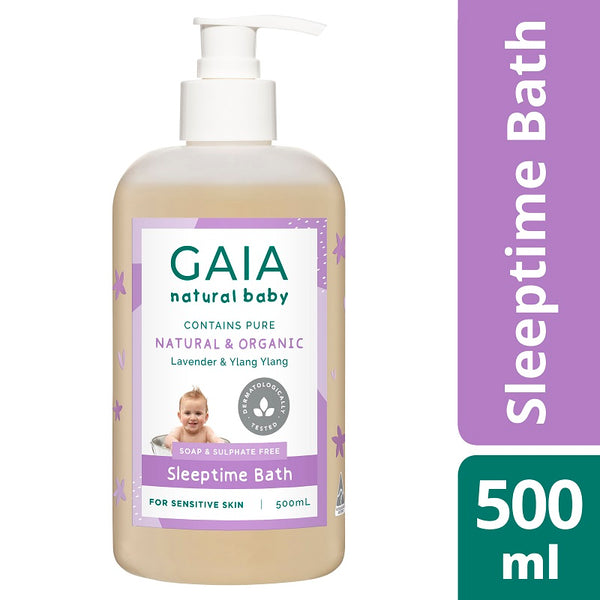 GAIA Natural Baby Sleeptime Bath Wash 500mL