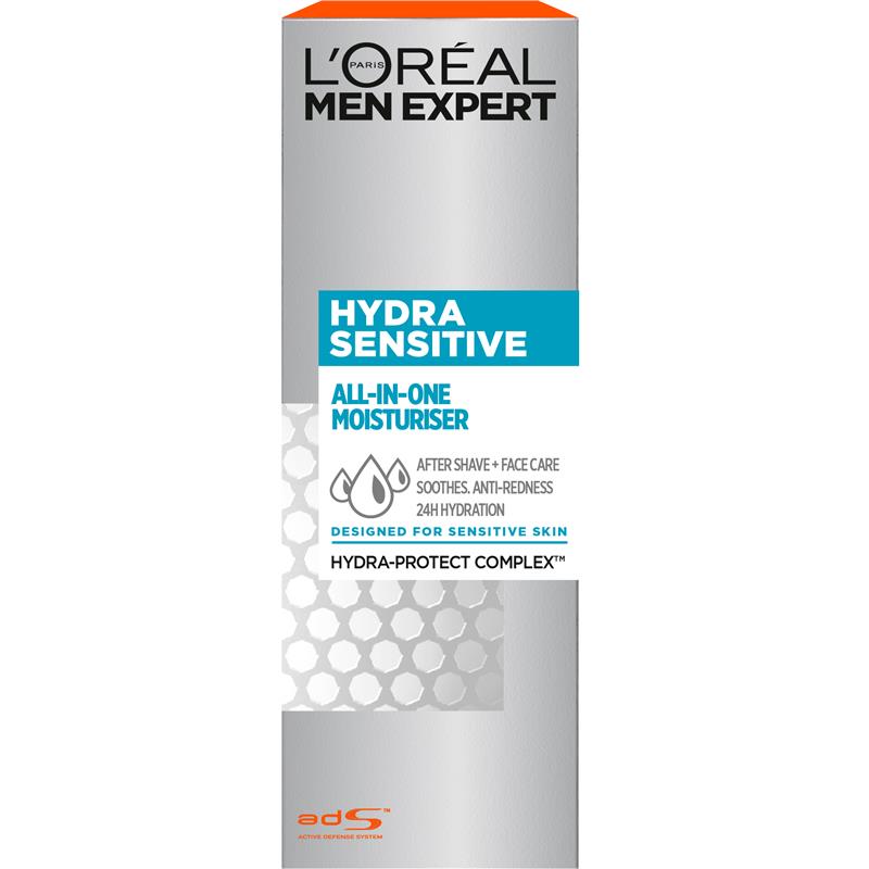 L'Oreal Men Expert Hydra Sensitive Skin All-In-One Moisturiser 75mL