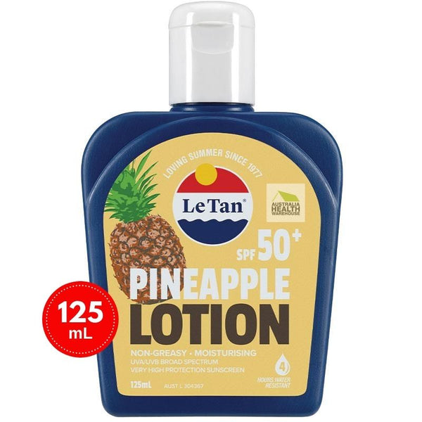 [CLEARANCE EXPIRY: 04/2024] Le Tan SPF 50+ Pineapple Sunscreen Lotion 125mL