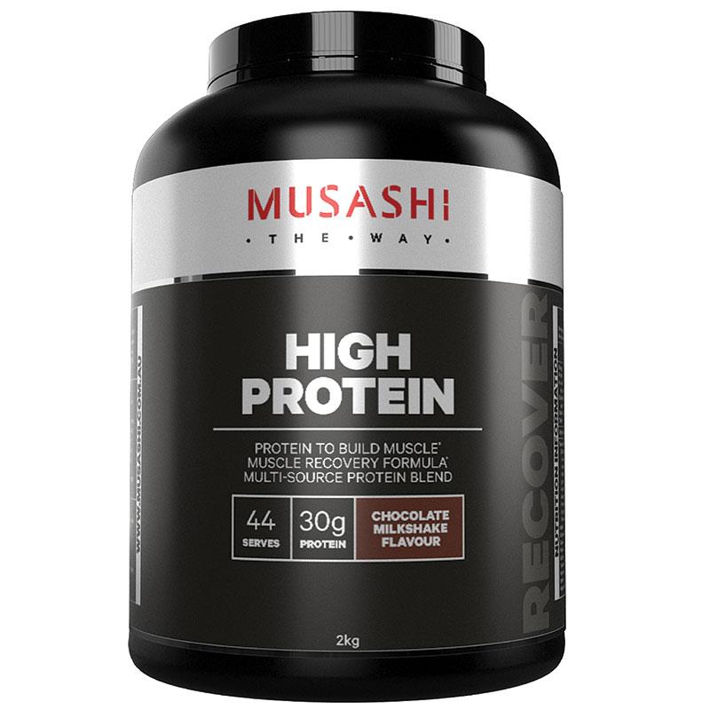 [Expiry: 05/2025] Musashi High Protein Chocolate 2kg