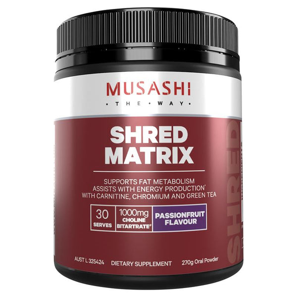 Musashi Shred Matrix 270g November 2024