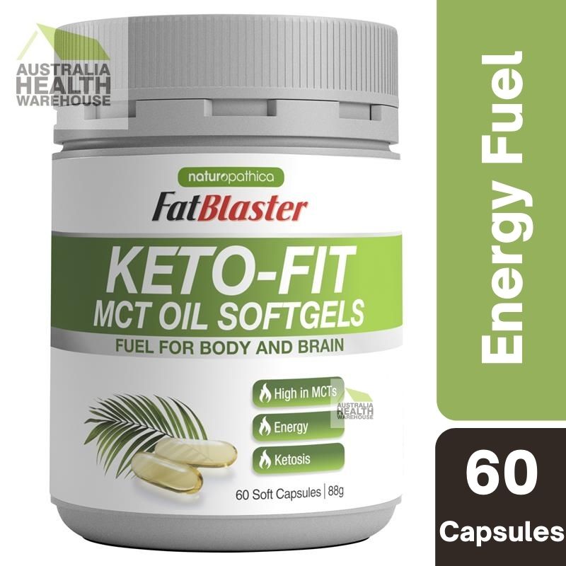 Naturopathica Fatblaster Keto-Fit MCT Oil SoftGels 60 Capsules