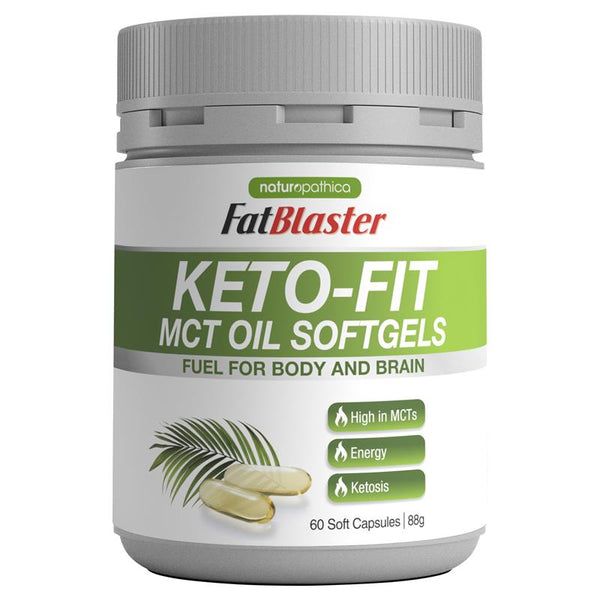 Naturopathica Fatblaster Keto-Fit MCT Oil SoftGels 60 Capsules
