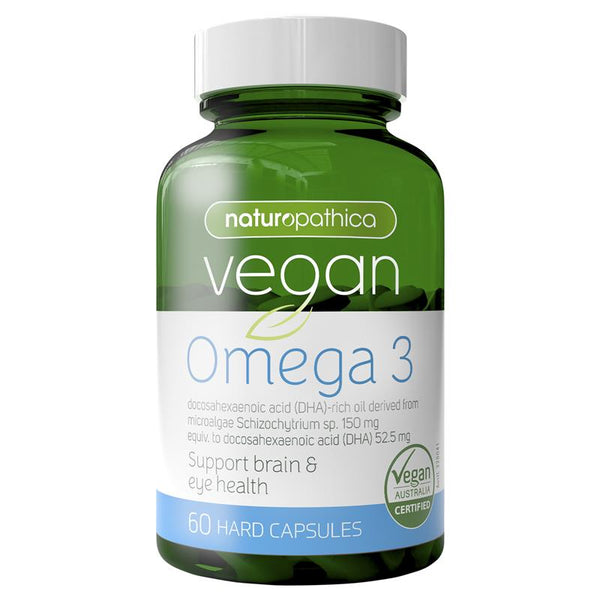 Naturopathica Vegan Omega 3 60 Capsules August 2024