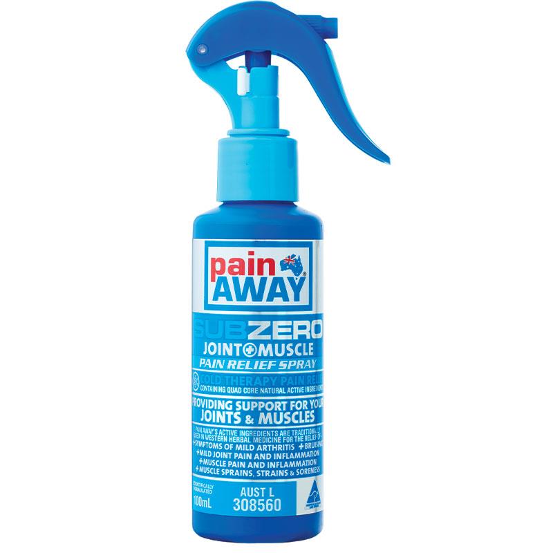 Pain Away Sub Zero Pain Relief Spray 100mL December 2025