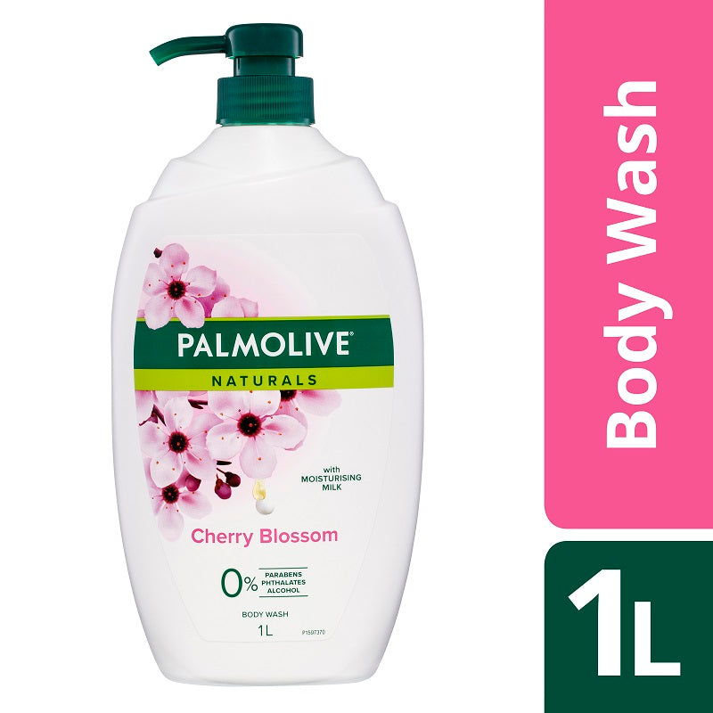 Palmolive Naturals Milk & Cherry Blossom Body Wash 1 Litre